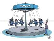 Karikatura e Ditës - cirku politik