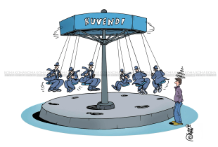Karikatura e Ditës - cirku politik