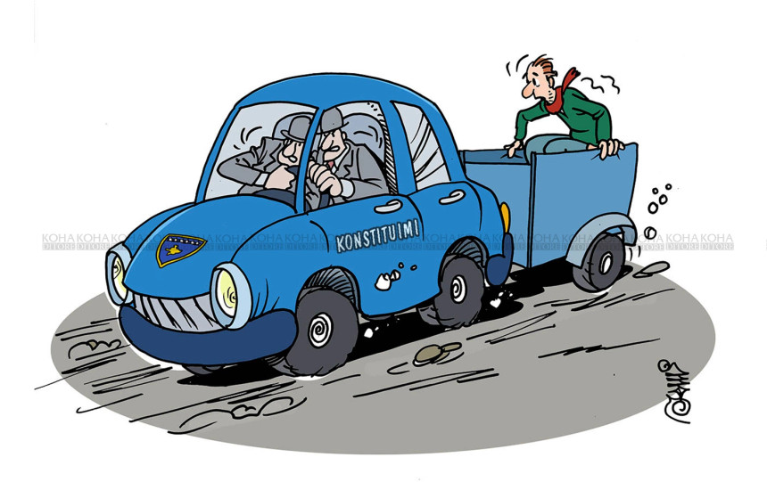 Karikatura e ditës - Kahja e konstituimit dhe qytetari
