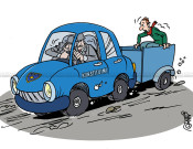 Karikatura e ditës - Kahja e konstituimit dhe qytetari