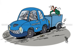 Karikatura e ditës - Kahja e konstituimit dhe qytetari