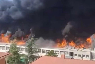 Zjarr ne Fakultetin e Bujqesise ne Universitetin e Tuscias