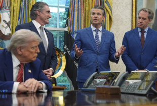 Pete Hegseth dhe Donald Trump