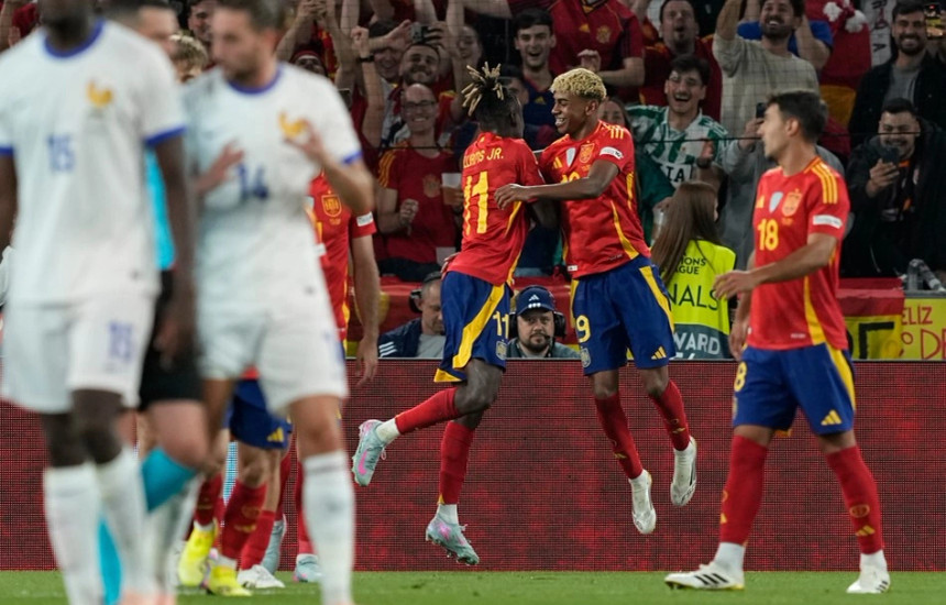 Lamine Yamal - Spanja - Franca - Nations League