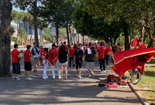 Festa para ndeshjes Shqipëri - Serbi