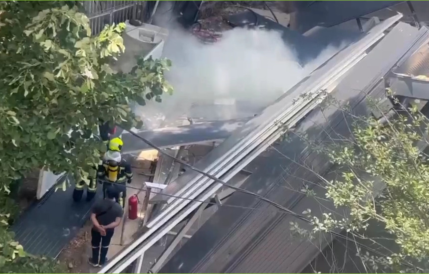 Zjarr në Prishtinë