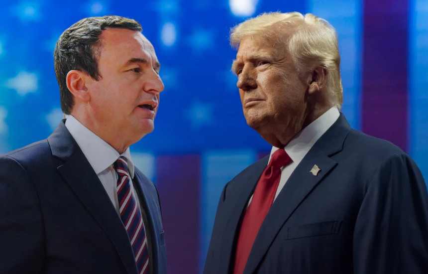 Donald Trump - Albin Kurti (Foto-Ilustrim)