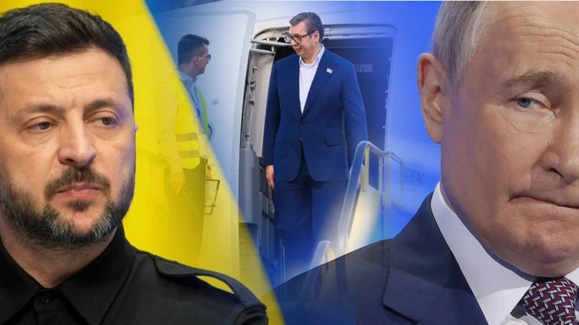 Aleksander Vuçiq Zelensky & Vladimir Putin