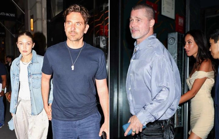 Gigi Hadid & Bradley Cooper dhe Brad Pitt & Ines de Ramon