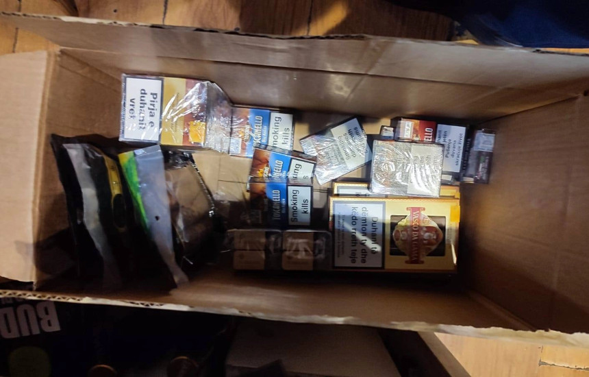 Sekuestrohen mijëra produkte duhani pa banderola në Prizren, arrestohet një person