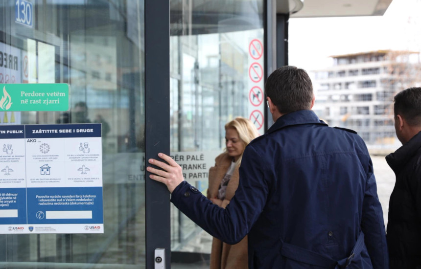 Jelena Gjukanoviq ne Pallatin e Drejtesise