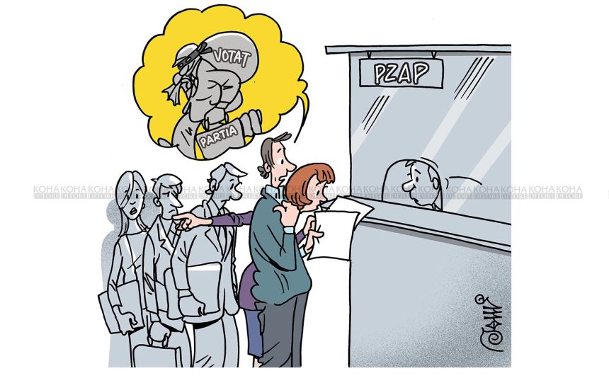Karikatura e ditës - Ankesa për manipulime brenda partisë
