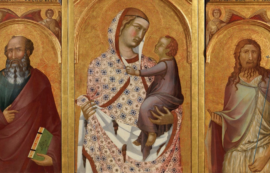 Bota e ndjenjave të brendshme. Poliptik nga Pietro Lorenzetti, rreth vitit 1320