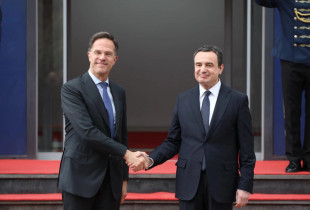 Mark Rutte dhe Albin Kurti