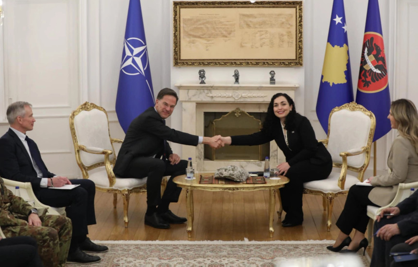 Mark Rutte dhe Vjosa Osmani