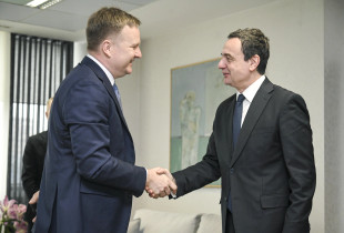 Albin Kurti dhe Peter Sorensen