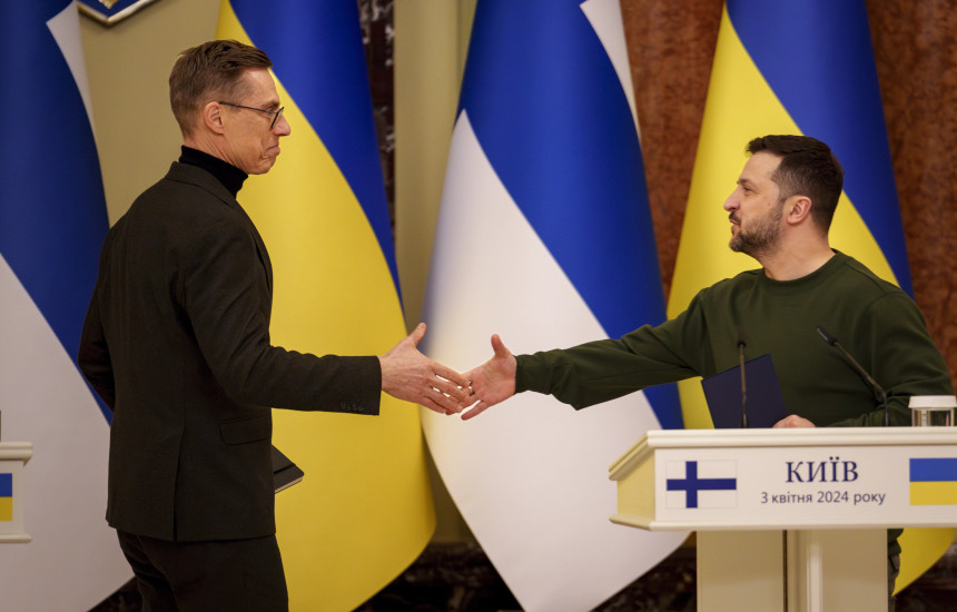 Volodymyr Zelensky me Alexander Stubb
