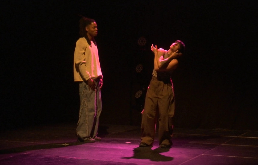 Grupi i valltarëve “Duo Demezure” (në foto) dhe DJ Oda Haliti me muzikë elektronike kanë qenë promovimi i kulturës franceze në natën e parë të “Javës së Frankofonisë”