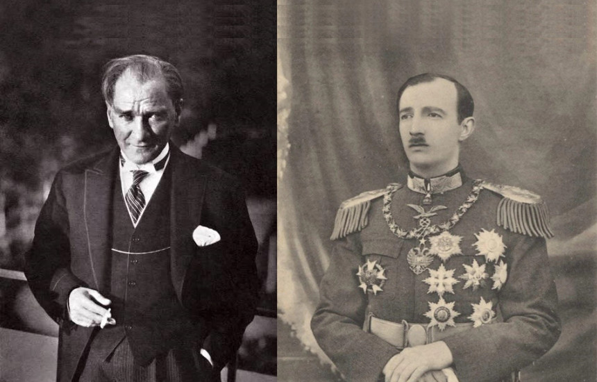 Mustafa Kemal Ataturku dhe Ahmet Zogu I