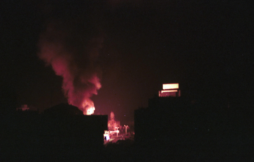 Bombardimet e NATO-s, Prishtinë, 24 mars 1999