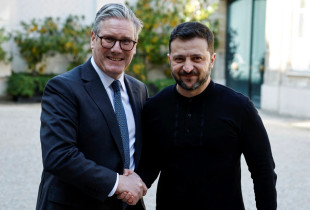 Volodymyr Zelensky dhe Keir Starmer