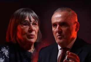 Natasha Kandiq dhe Veton Surroi