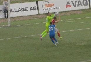 Momenti kur portieri i Malishevës përplaset me Bilallin