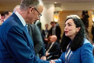 Friedrich Merz me Vjosa Osmanin