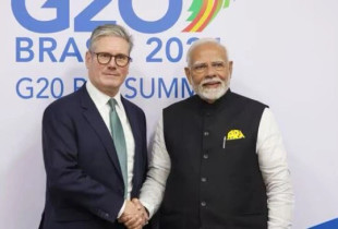 Keir Starmer dhe Narendra Modi