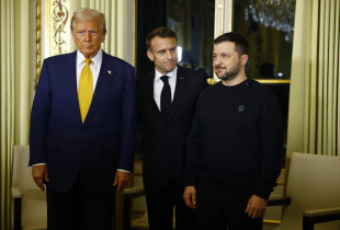 Trump-Macron-Zelensky