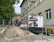 punimet ne rrugen "Qamil Hoxha"