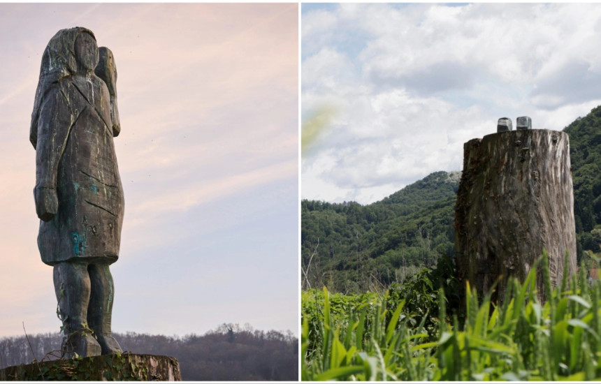 Statuja e Melania Trumpit