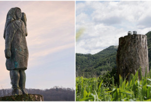 Statuja e Melania Trumpit