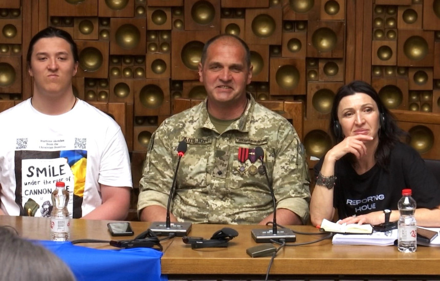 “Në llogoret e Ukrainës – ditar i luftës 2022-2025” me autor Ruslan Pikhota