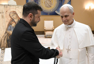 Papa Leoni dhe Volodymyr Zelensky