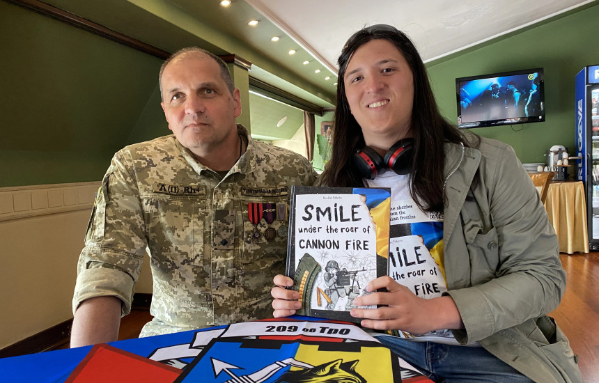 Ruslan Pikhota me të birin në Prishtinë