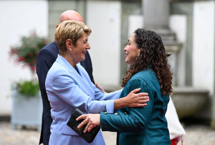 Presidentja Vjosa Osmani dhe presidentja zvicerane Karin Keller-Sutter