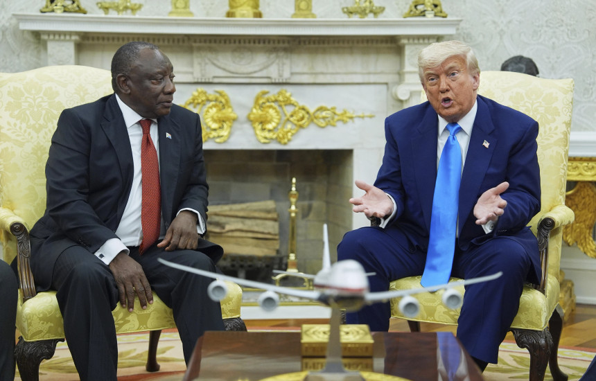 Donald Trump dhe Cyril Ramaphosa