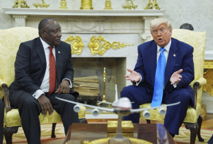 Donald Trump dhe Cyril Ramaphosa