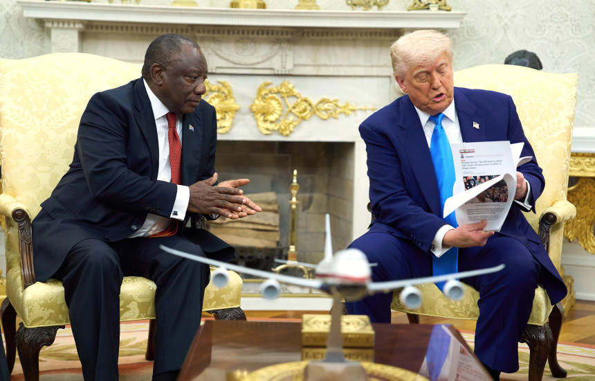 Donald Trump dhe Cyril Ramaphosa