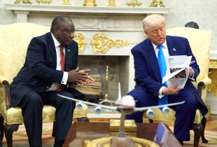 Donald Trump dhe Cyril Ramaphosa