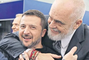 Volodymyr Zelensky dhe Edi Rama