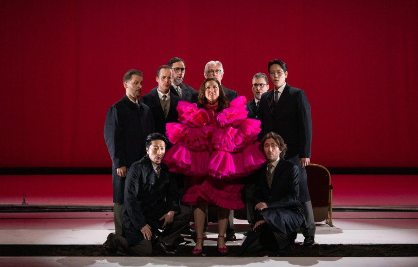 Ana Naqe si Emma Bovary në operën “Bovary” në Teatrin Mbretëror “La Monnaie” në Bruksel (Foto: Pieter Claes)