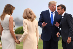 trump macron