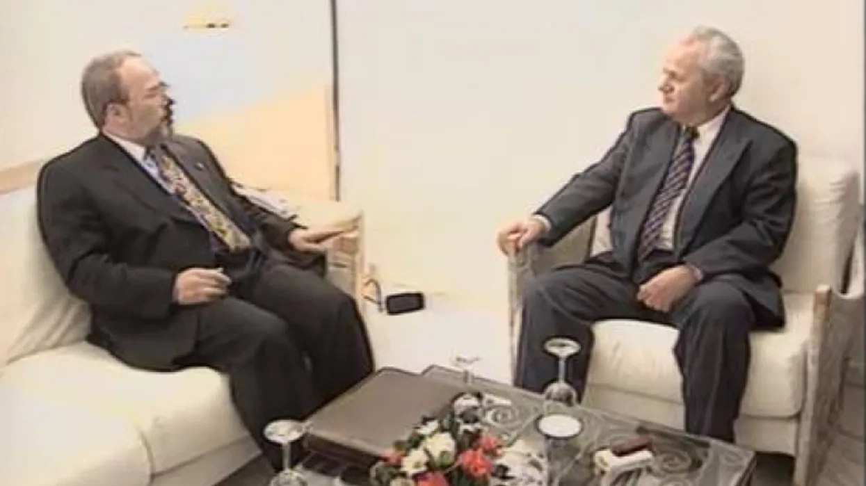 Takimi i vitit 1997 - Fatos Nano & Sllobodan Millosheviq