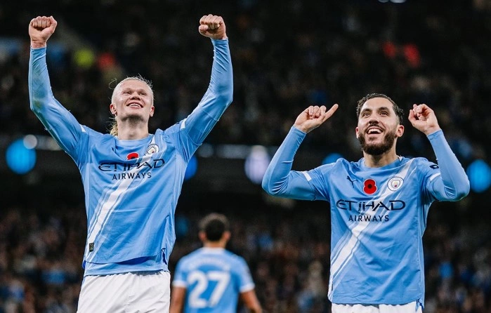 Erling Haaland - Bernardo Silva