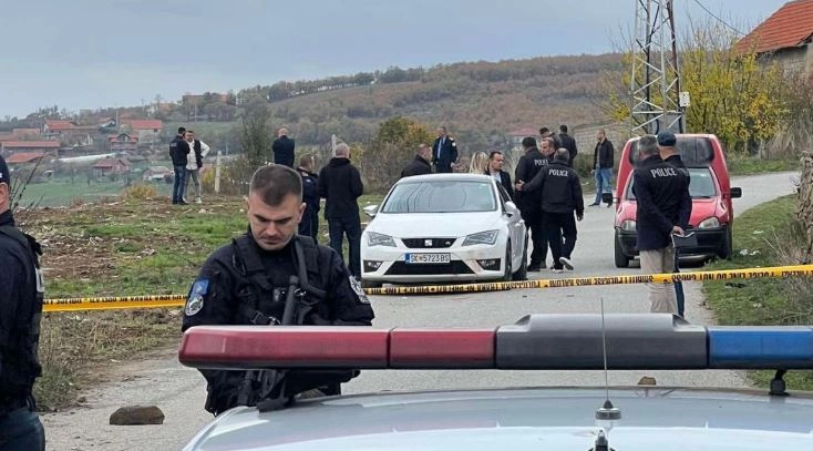 Pamje nga vendi ku ndodhi vrasja e dyfishtë