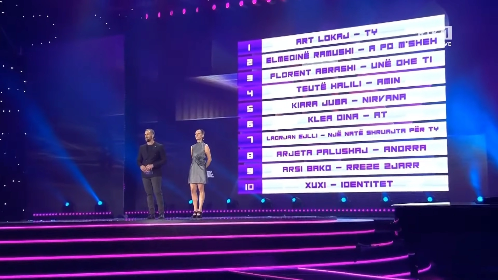 Juria ka çuar dhjetë këngë në finale nga njëzet konkurrentët në edicionin e tretë të Festivalit të Këngës në RTK