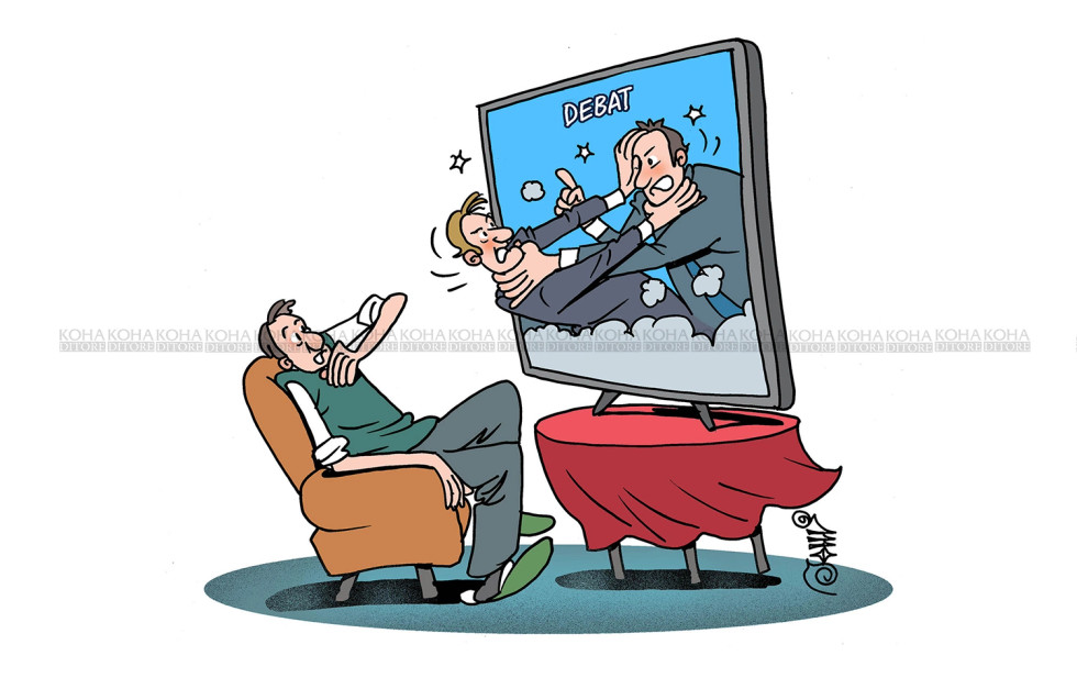 Karikatura e ditës - Karikatura e ditës - TV debatet