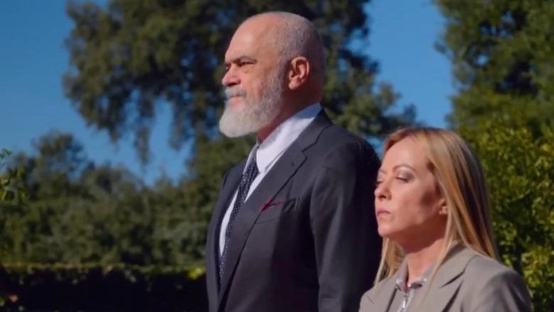 Edi Rama & Georgia Meloni